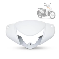 Carcaça Farol Adaptável Biz 100 2015 Biz 110 2017 Cor Branco Ross