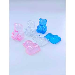 15 peças URSO ACRÍLICO baleiro lembrancinhas ART MILLY diversas cores porta doces em Oferta na Shopee