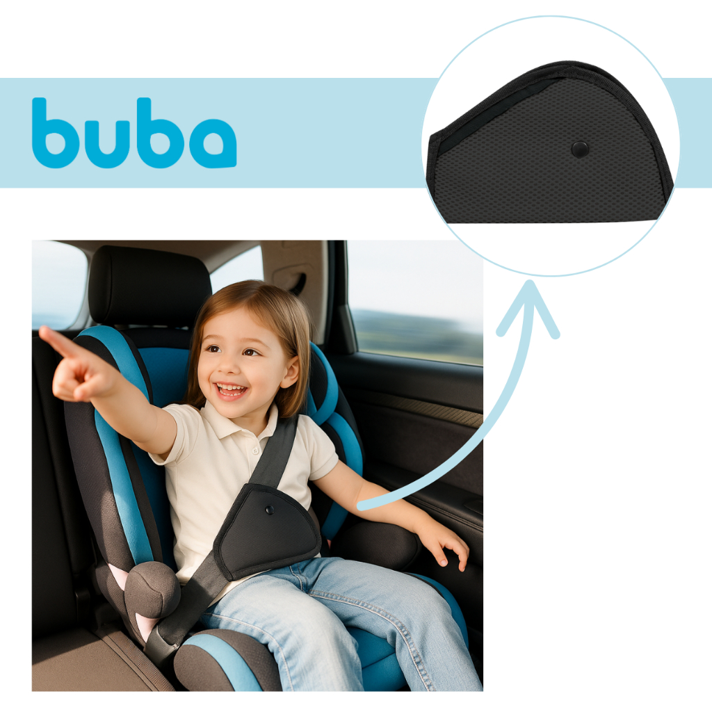 Ajuste Cinto Segurança Carro Infantil Protetor Para Criança Buba em Oferta na Shopee