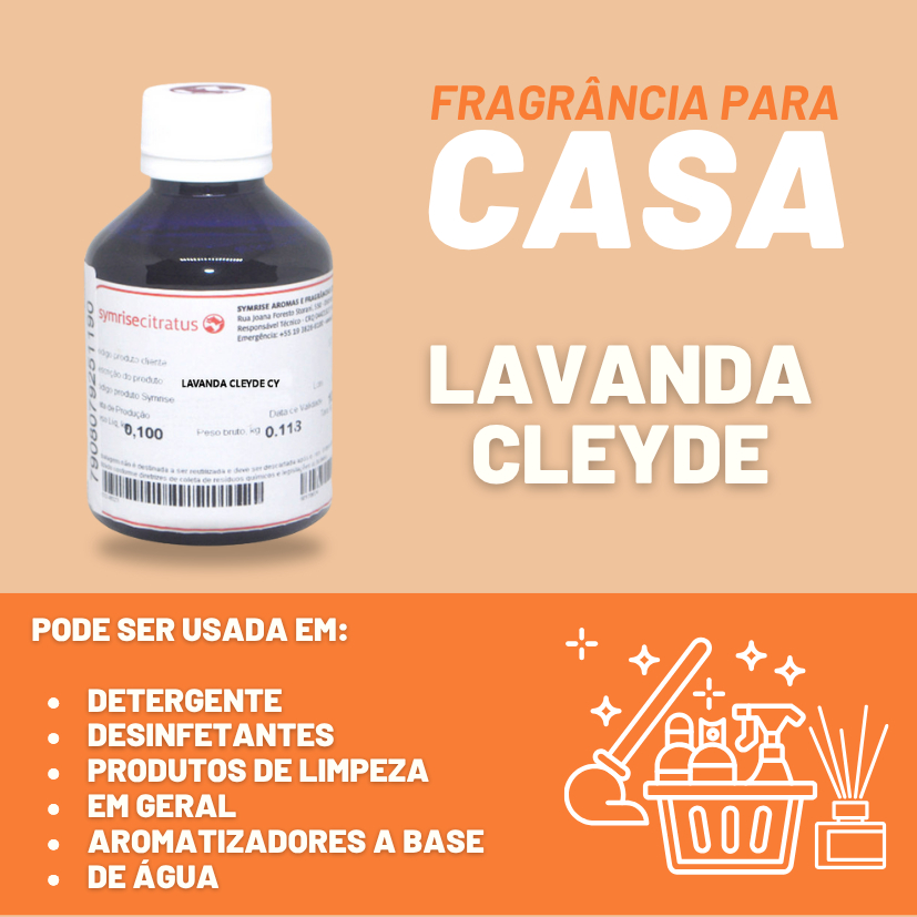 Essência Lavanda Cleyde rende 20 litros para casa e ambiente Symrise Citratus (100ml) em Oferta na Shopee