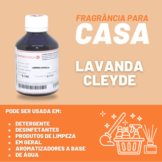 Essência Lavanda Cleyde rende 20 litros para casa e ambiente Symrise Citratus (100ml) em Oferta na Shopee