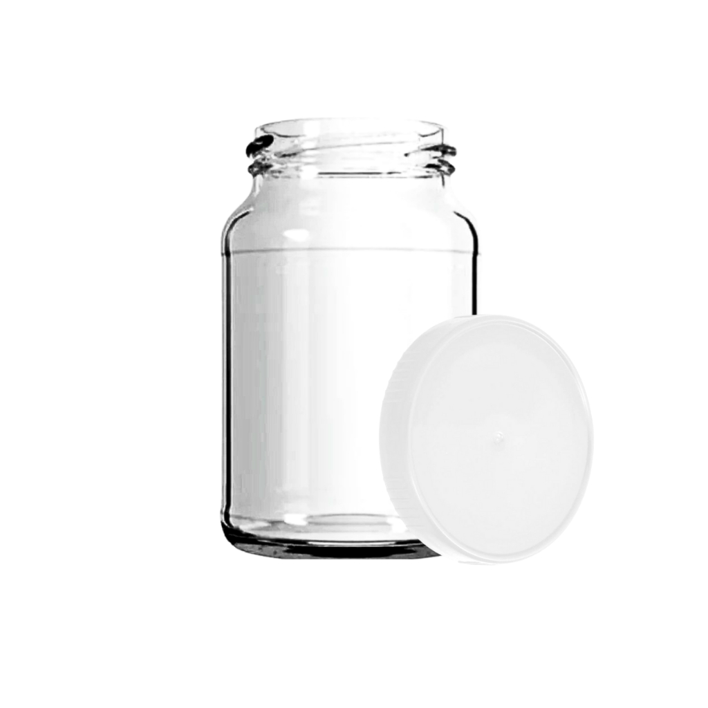 05 Pote De Palmito 500ml Com Tampa Plástica Doce Conserva Coquetel Pimenta Mel