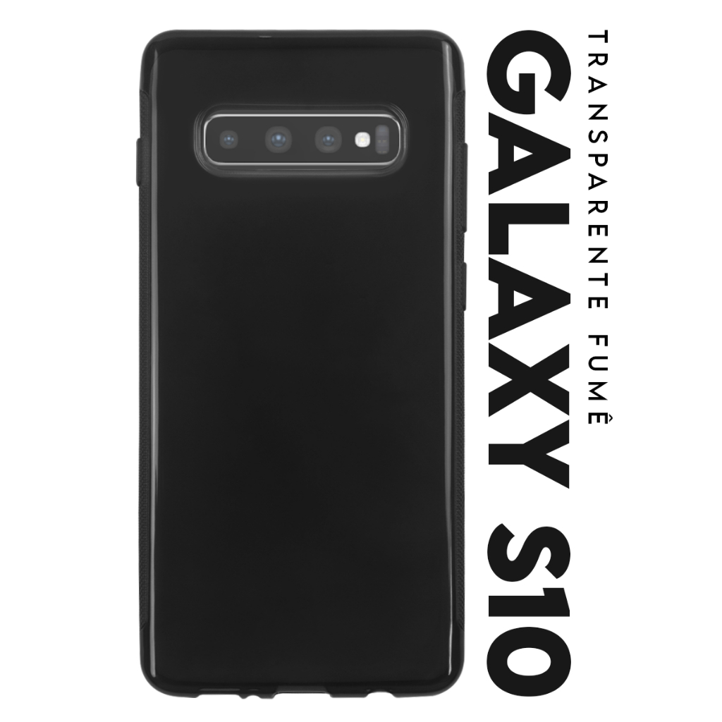 Capa Silicone Tpu (PRETA) Samsung Galaxy S10 G973 tela 6.1 pol. - Cell In Power25 em Oferta na Shopee