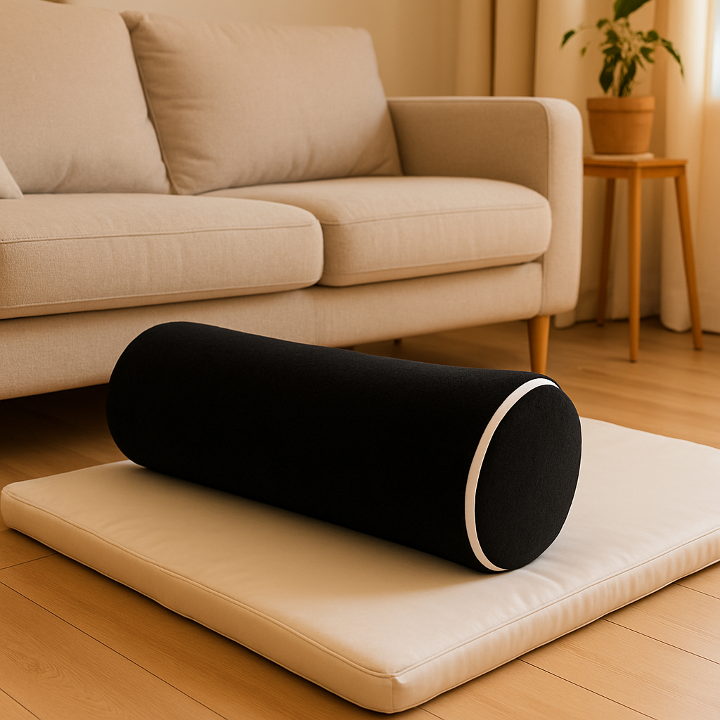 Rolo posicionador ortopédico 20cm x 50cm fisioterapia exercício massagem com capa removível em Oferta na Shopee