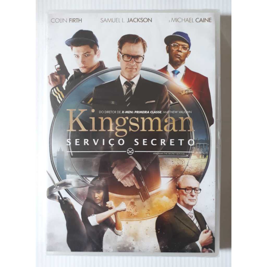 Dvd Kingsman Serviço Secreto - Colin Firth, Samuel L. Jackson - Original Lacrado