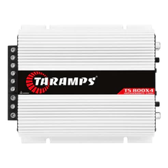 Modulo Taramps TS 800x4 800W 2 Ohms RCA 4 Canais Amplificador Automotivo