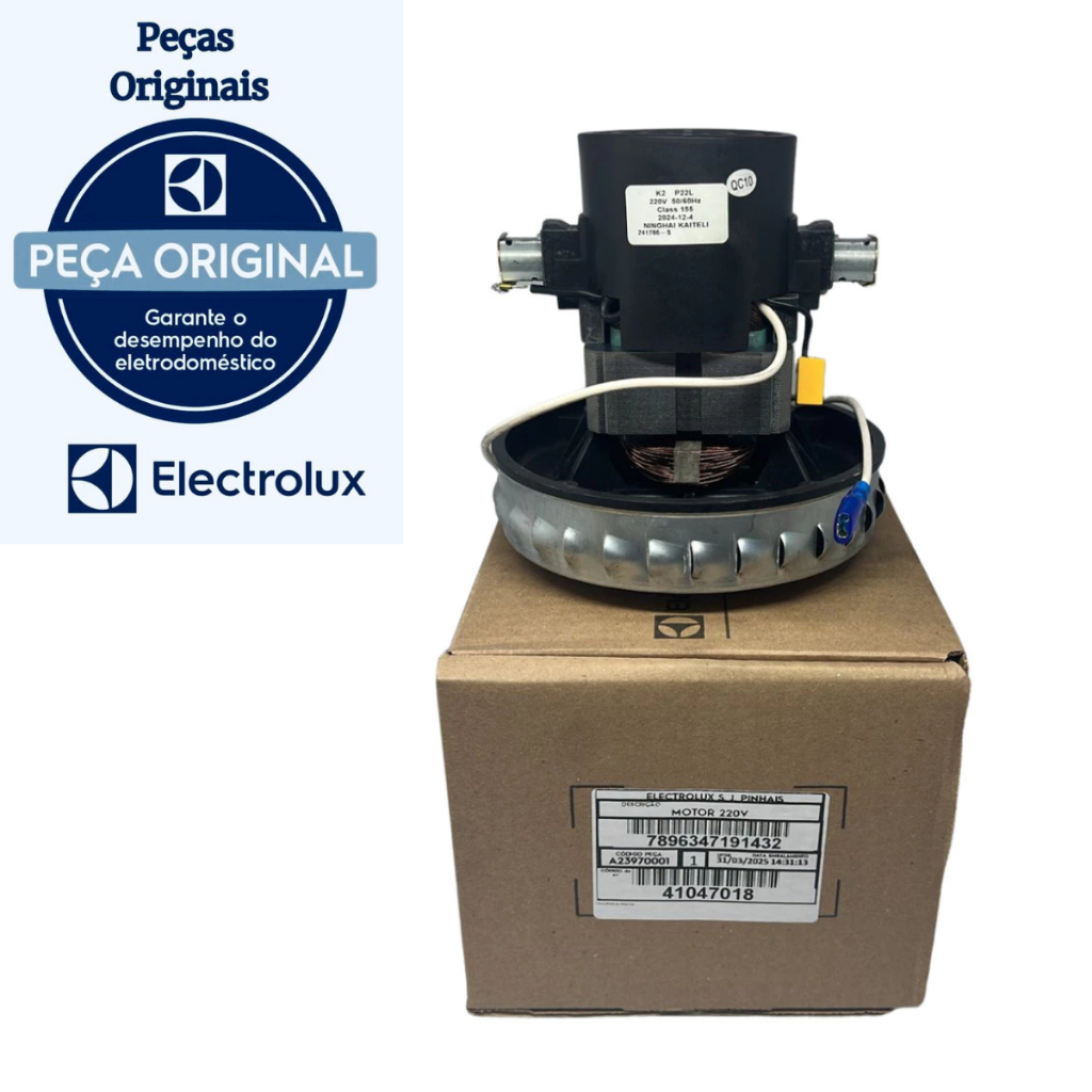 Motor Elétrico Para Aspirador Electrolux Gt20i 1800w 220V