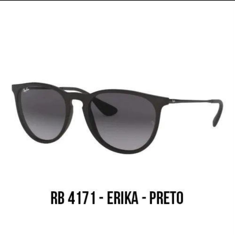 ÓCULOS DE SOL MODELO RB4171 ERIKA – PRETO