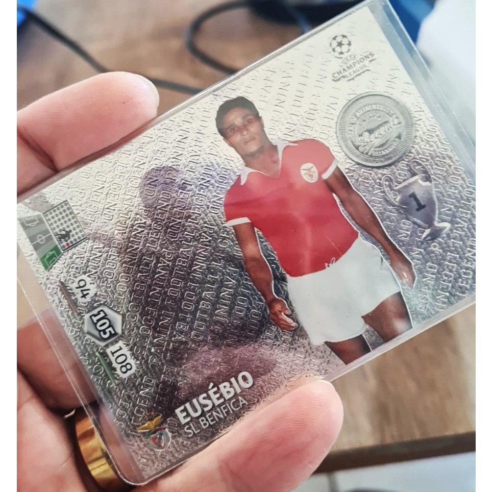 Legend EUSÉBIO 1 (LEU), Panini Adrenalyn XL da Champions League 2014/2015