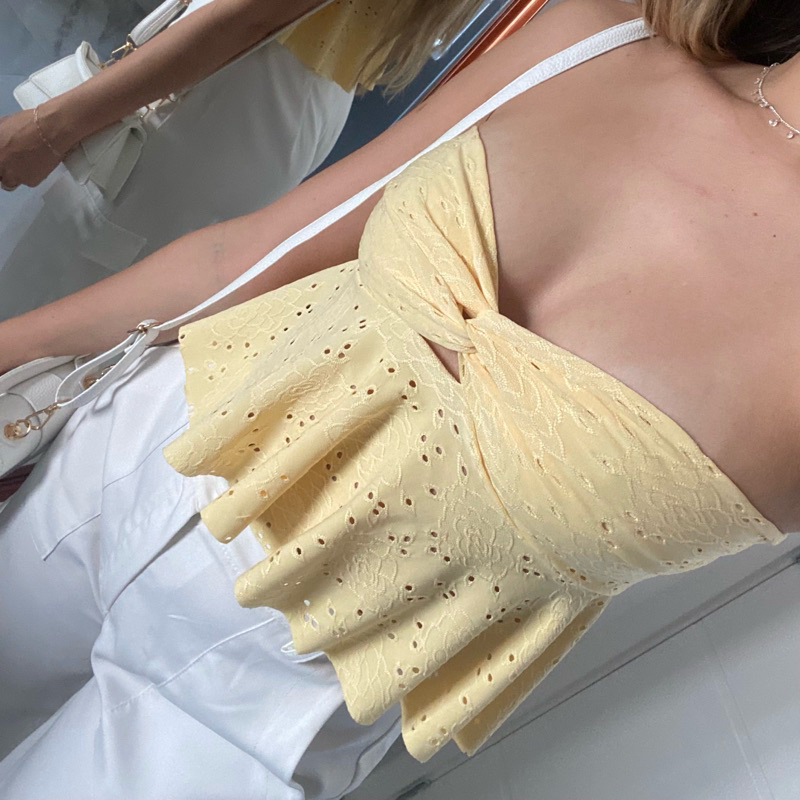 Top tomara que caia boho babado – tendência verão estilo tumblr romântico 2025 lançamento