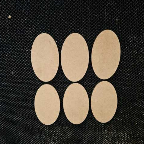 KIT BASE OVAL 14X8cm MDF 6mm CRU em Oferta na Shopee