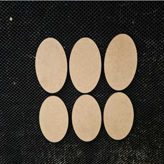 KIT BASE OVAL 14X8cm MDF 6mm CRU em Oferta na Shopee