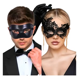 Kit Mascara 50 Tons + Mascara Renda Feminina Casal Sexy Preto Máscará Baile Casal em Oferta na Shopee