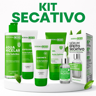 Kit Skincare Limpeza de Peles Oleosas Salicílico Anti Acne Dermachem Controle Oleosidade em Oferta na Shopee