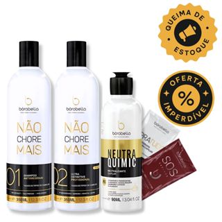 Borabella Kit Não Chore Mais 2x350ml + NeutraQuimic 90ml em Oferta na Shopee