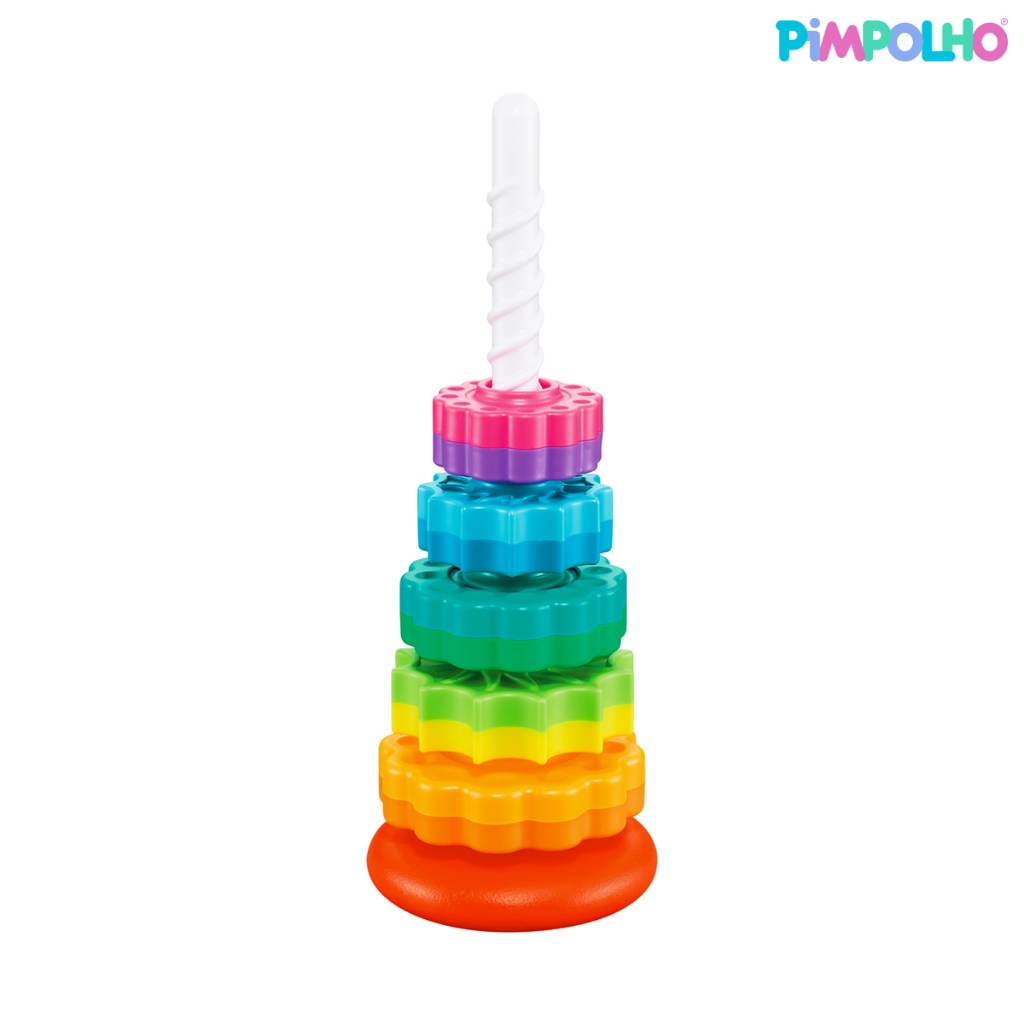 Torre Giratória Unissex Pimpolho - Colorida em Oferta na Shopee