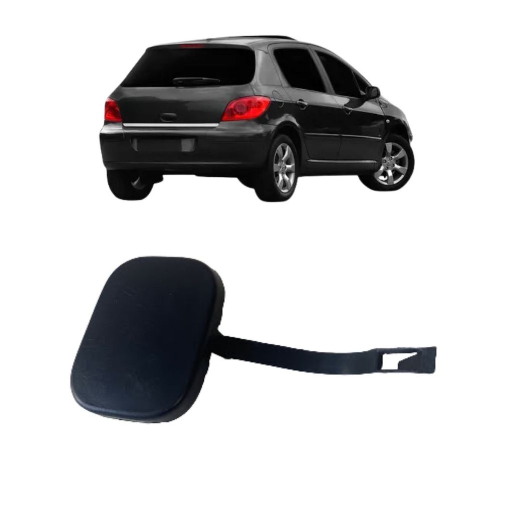 Tampa Reboque parachoque – Peugeot 307 2002 a 2013 - Traseiro