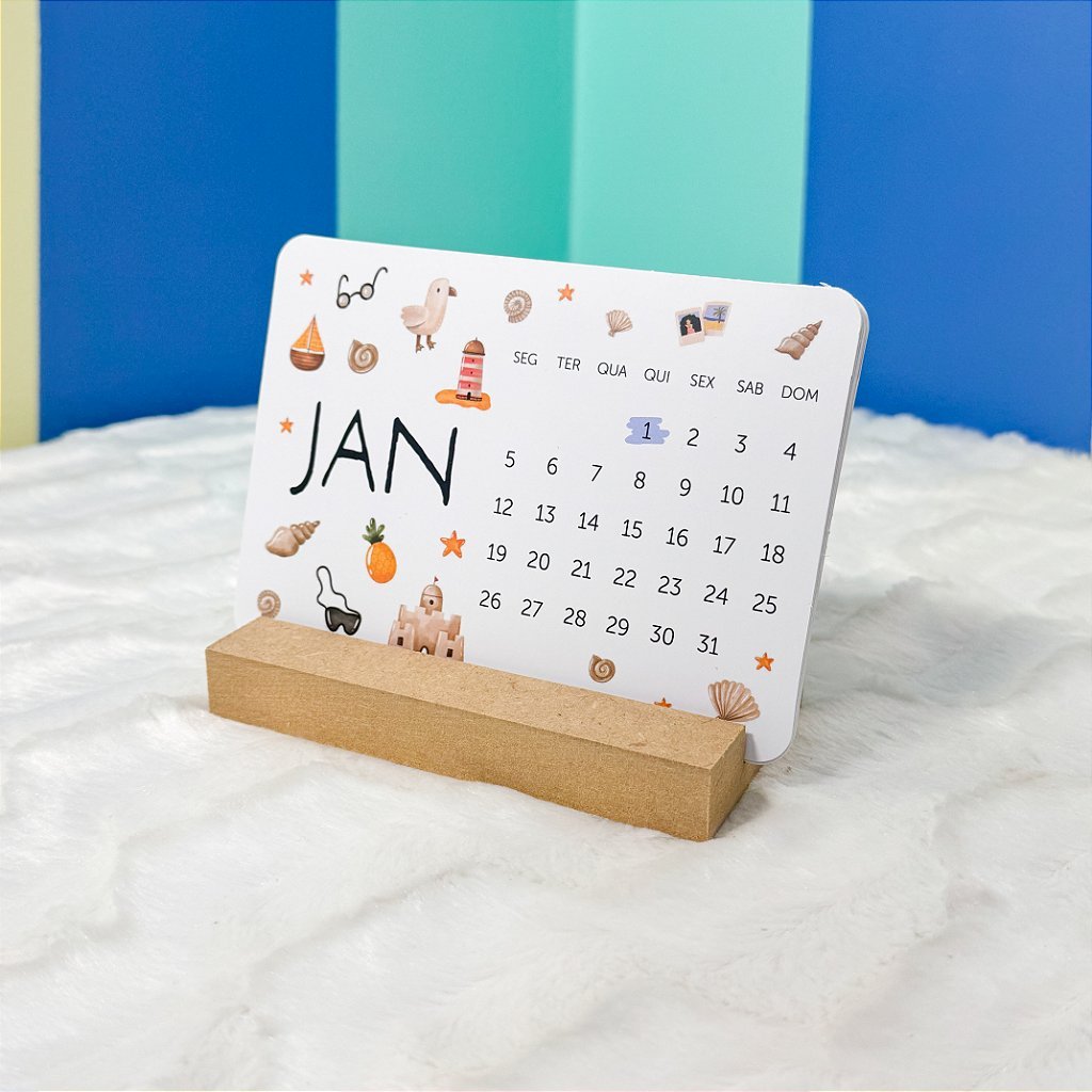 CALENDARIO DE MESA GRAFITTE 2026 em Oferta na Shopee