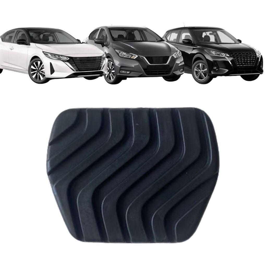 Capa de pedal borracha – Nissan Kicks Versa Sentra e Kardian Duster – Freio automático