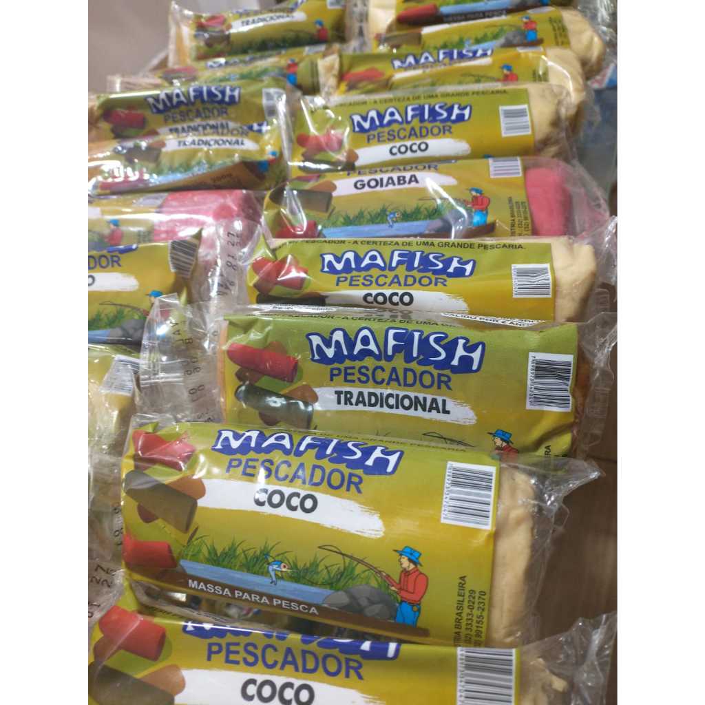 Massa Pronta Mafish Pescador 200g  Fedidinha pronto para uso envio imediato