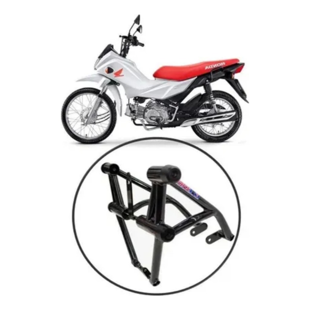 Protetor Motor Carenagem Pop 110i Pop 110 Todas Stunt Race