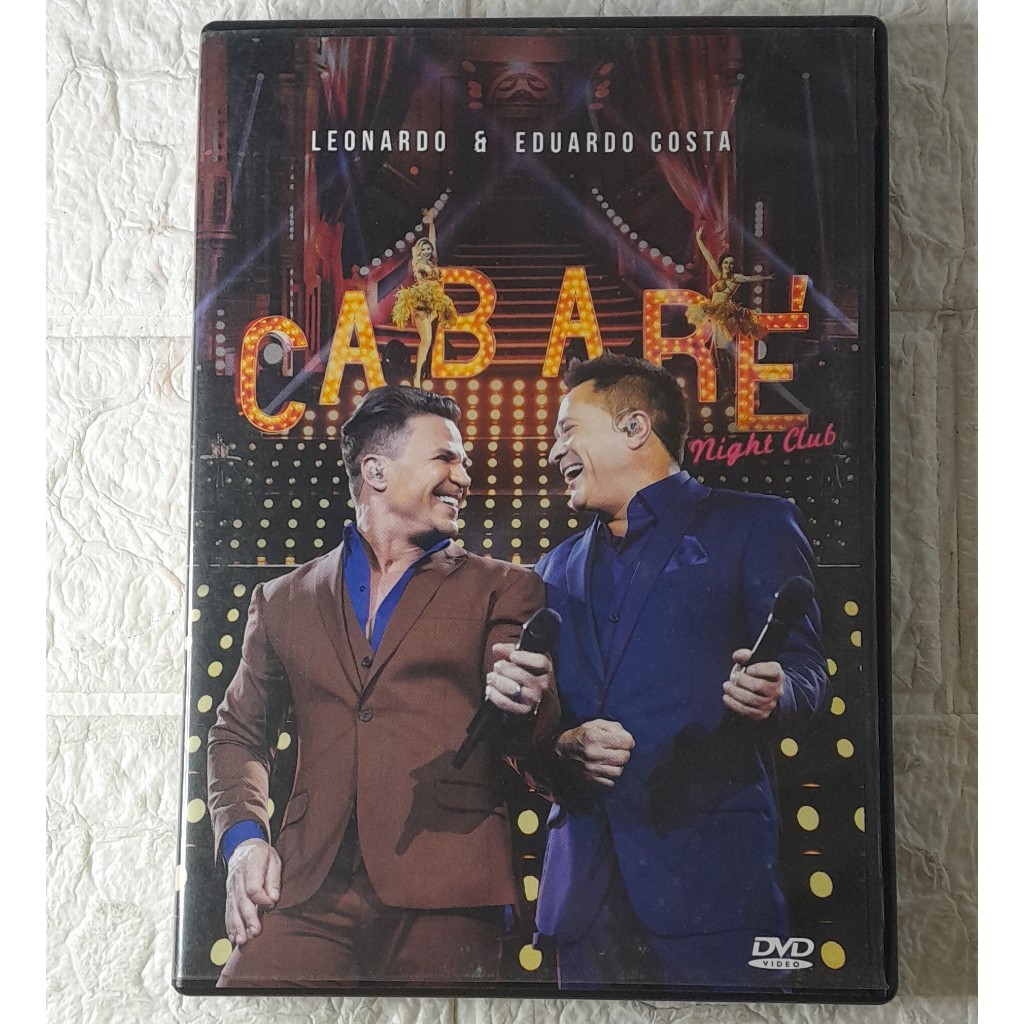 Dvd - Cabaré Night Club ( Original ) LEONARDO E EDUARDO COSTA
