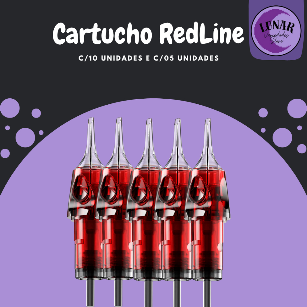 Cartucho Red Line Cholos - Traço/RL - 10 Unidades