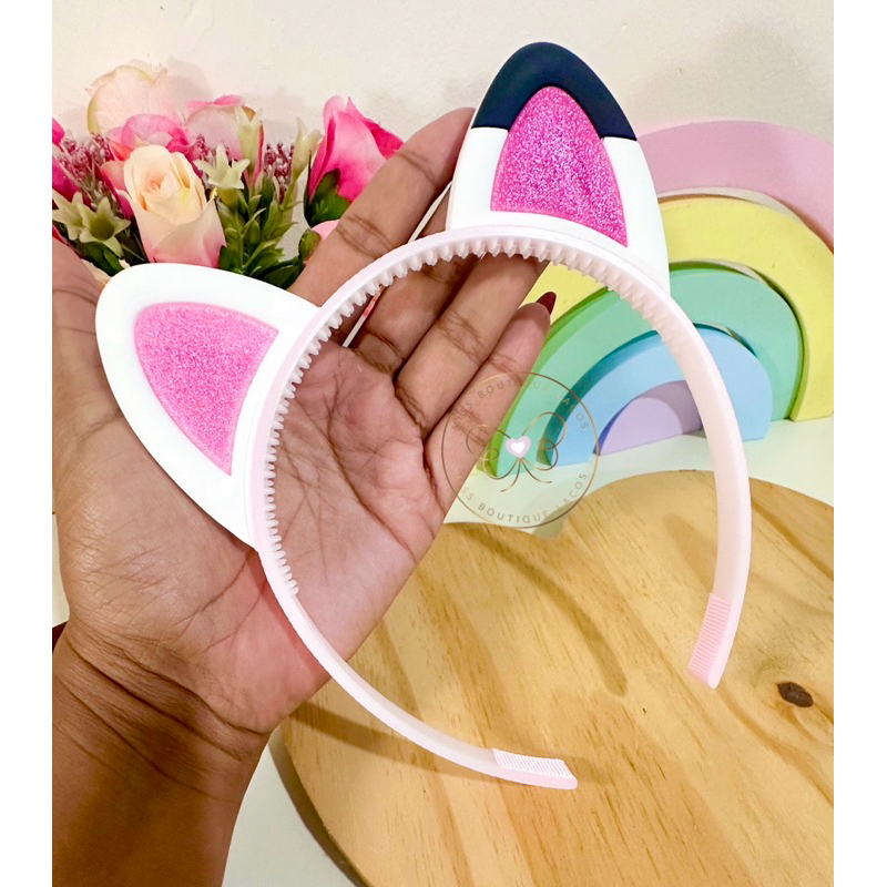 Tiara Gabby Arco A Casa Mágica da Gabby Orelha Gatinha Gabby Rosa em Oferta na Shopee