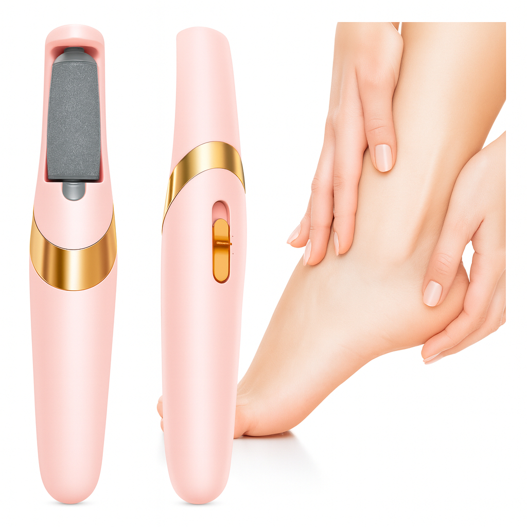 Removedor De Calos Lixa Esfoliante Elétrico Portátil Pedicure Recarregavel USB