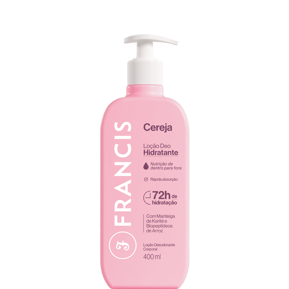 Loção Hidratante Francis Cereja 400ml