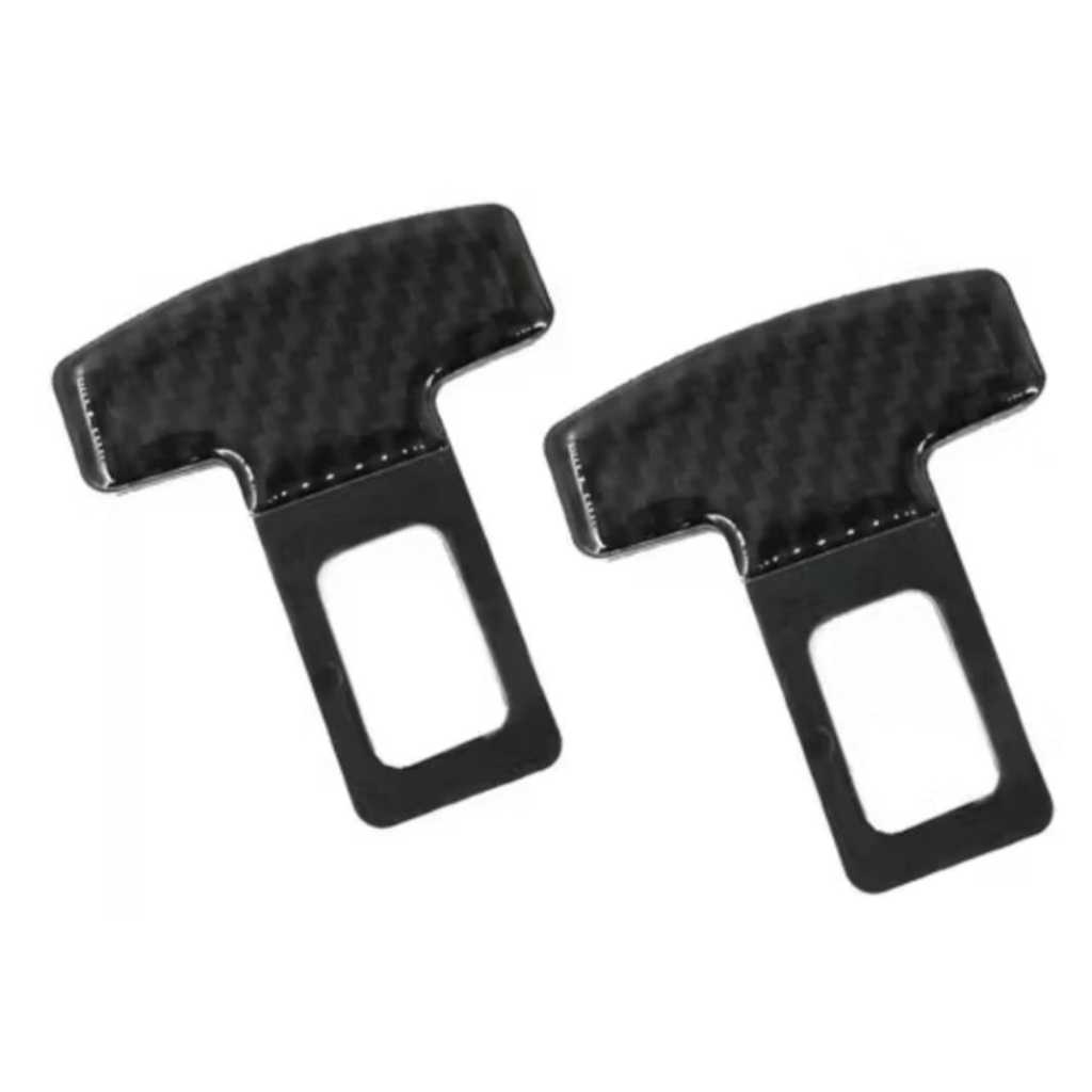 Par Fivela Lingueta Cinto Trava Anti Bip Som -Carbono em Oferta na Shopee