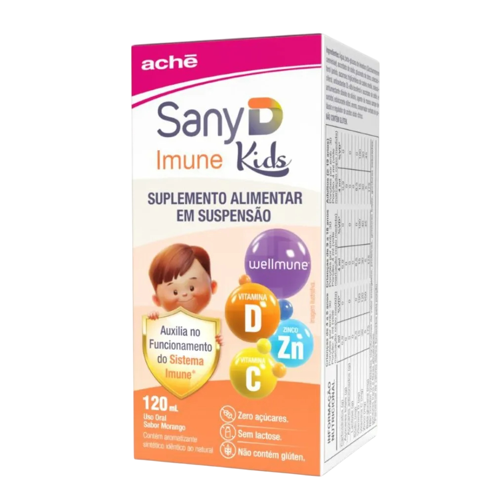 Sany D Imune Kids 120Ml - Ache em Oferta na Shopee