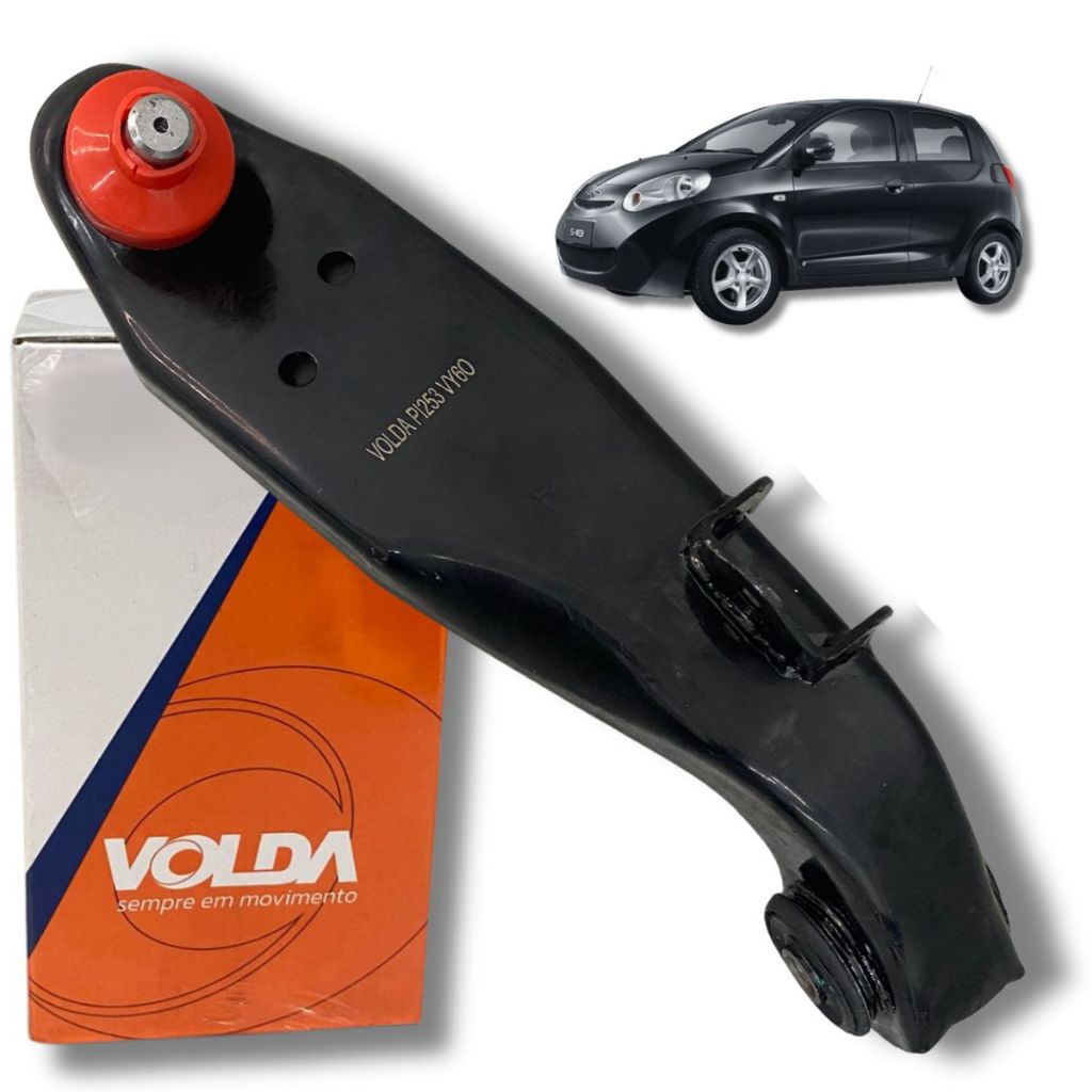 Pivô Bandeja Dianteira Ld Chery S-18 1.3 16v 2012 Em Diante, Chery Face 1.3 16v 2010 Em Diante em Oferta na Shopee