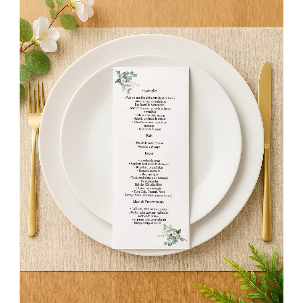 Menu Prato Personalizado em Oferta na Shopee