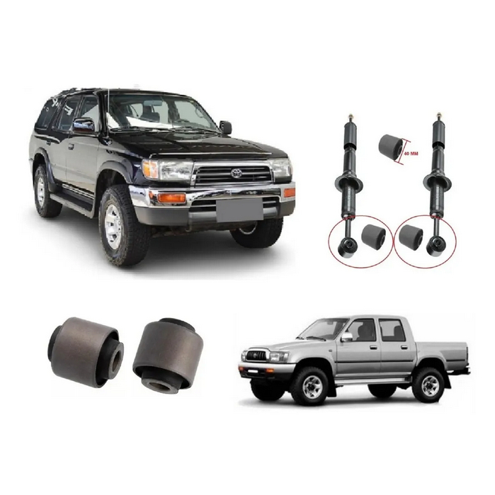 Par Bucha Inf Amortecedor Toyota Hilux Sw4 1997 A 2001 40mm em Oferta na Shopee