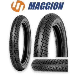 Pneu Moto Maggion Winner 100/90-18 Traseiro Uso Com Câmara Titan Fan CG Ybr Factor