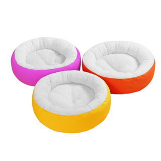 Kit 2 Cama Caminha Redonda de Sherpa Para Gatos e Cachorro – Macia, Quentinha e Confortável em Oferta na Shopee