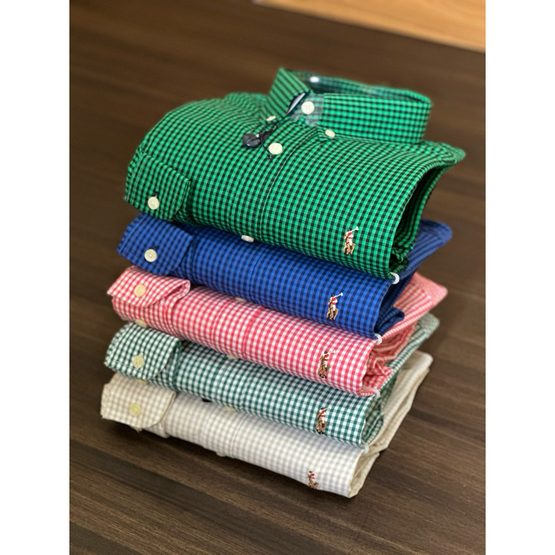 Nova coleção Camisas micro xadrez 7 cores P ao XXL manga longa alto padrão custom fit envio imediato