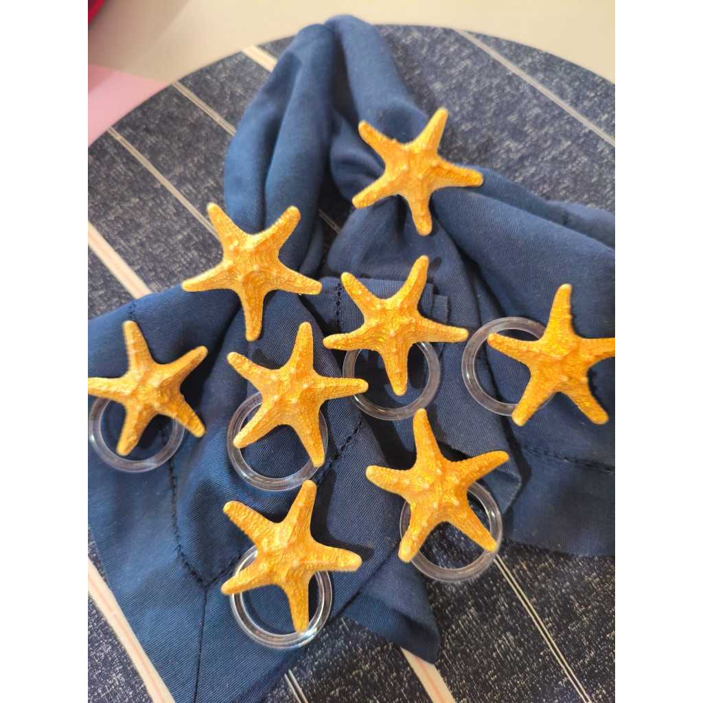 Porta Guardanapo ESTRELA DO MAR - Mesa Posta - mesa decorada