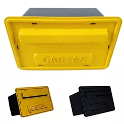 Caixa de Correio PVC Cartas e Documentos Grade Portão 2 Cores