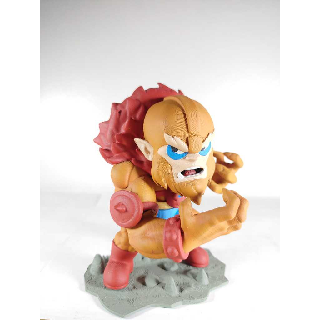 Estátua Action Figure Beast Man Homem-Fera MOTU He-man Chibi Impressão 3D