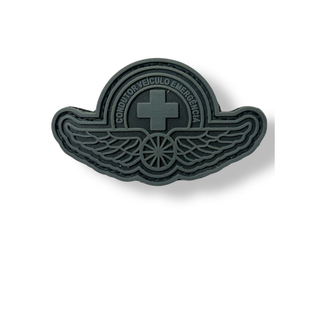 Patch Emborrachado Brevê Condutor Veículo de Emergência - CVE