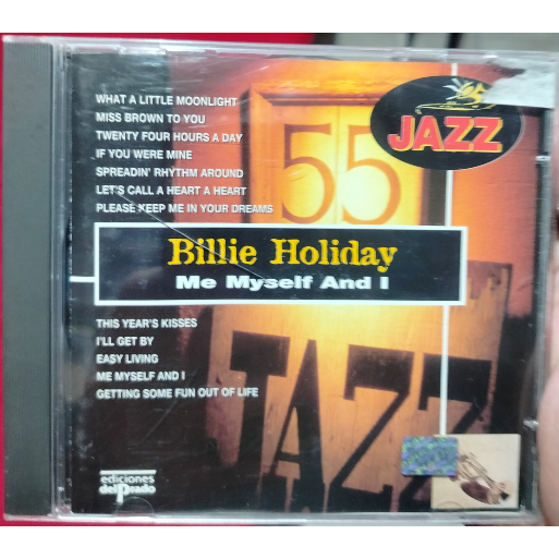 cd Billie Holiday Me Myself And I/1995/	Bop, Swing/What A Little Moonlight Can Do/Miss Brown To You/IMP ESPANHA