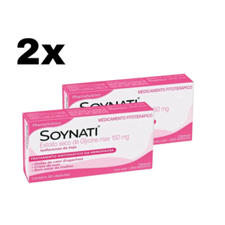 Kit 2 Soynati (Isoflavona De Soja) 30Cps - PharmaScience em Oferta na Shopee