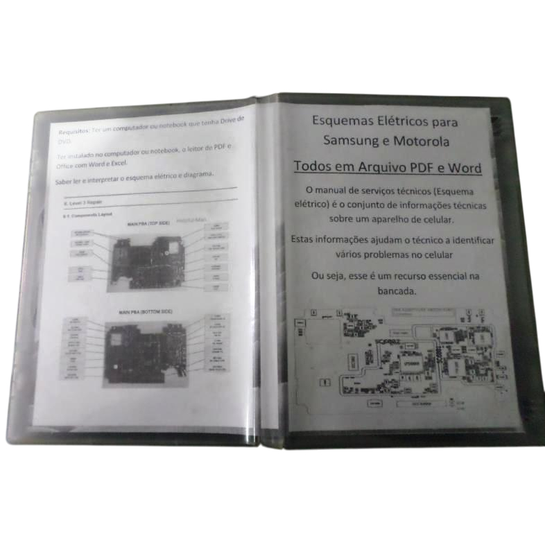 Pacote de Esquema Elétricos para Celular Samsung e Motorola