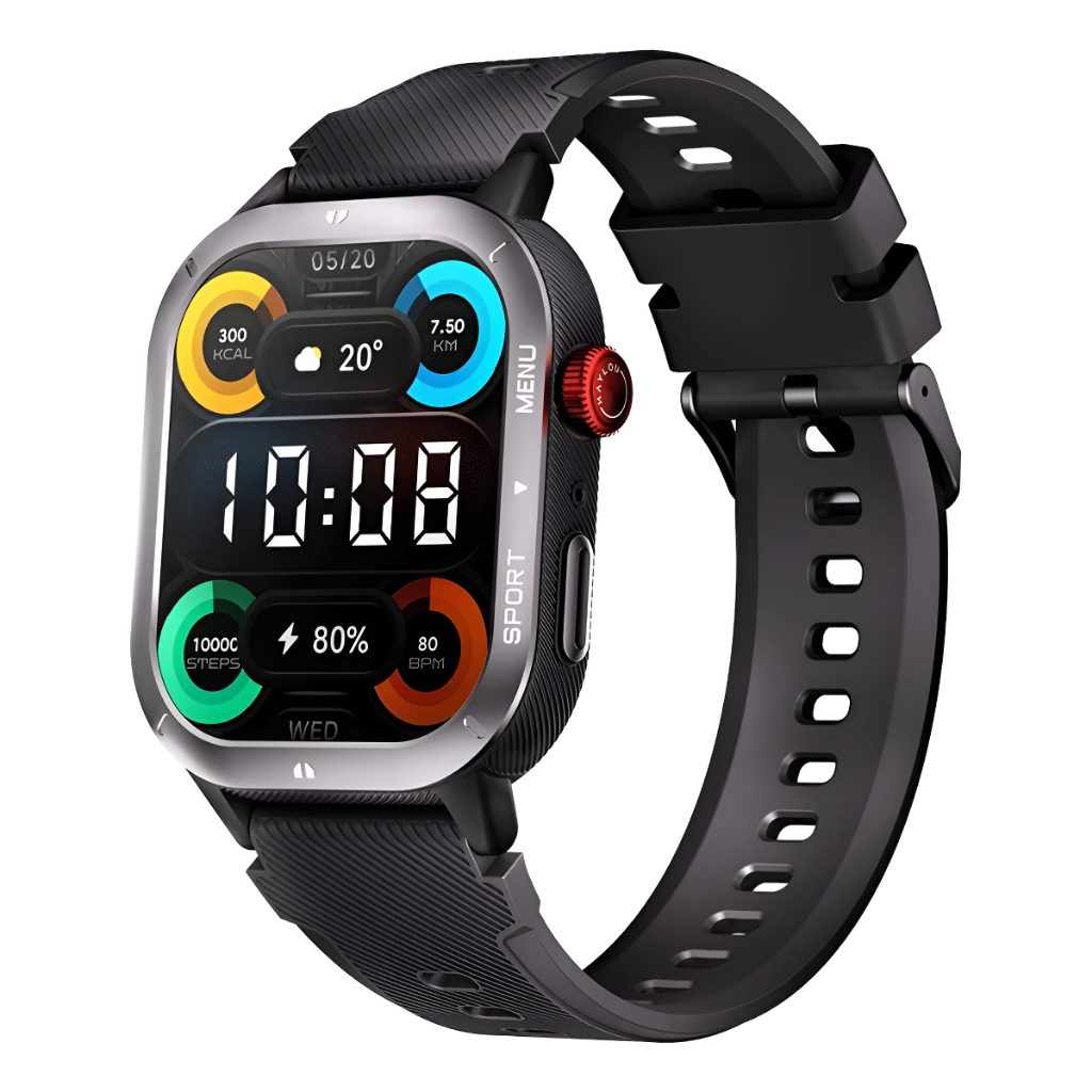 Relógio Smartwatch Haylou Iron Neo Monitor Saúde Preto