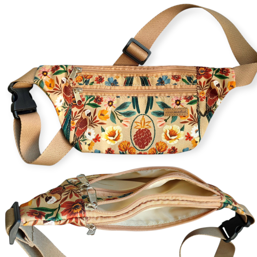 Pochete slim 3 bolsos várias cores em Oferta na Shopee