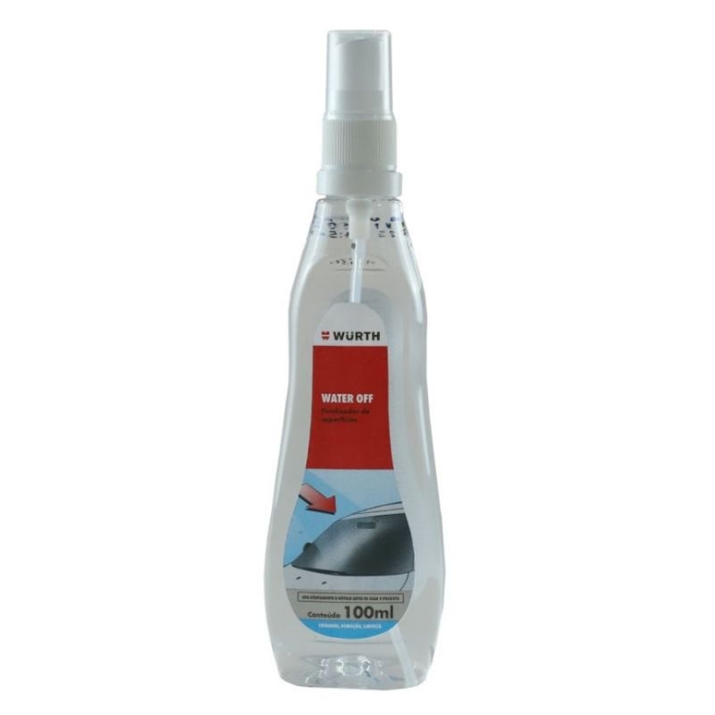 Cristalizador Vidros Parabrisa - Water Off 100ml - Wurth em Oferta na Shopee
