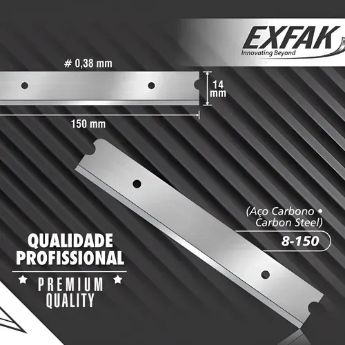 10 Un Lamina Raspador Vidros 15cm 8-150 Exfak Envelopamento Insulfilm PPF Pain Protection Film