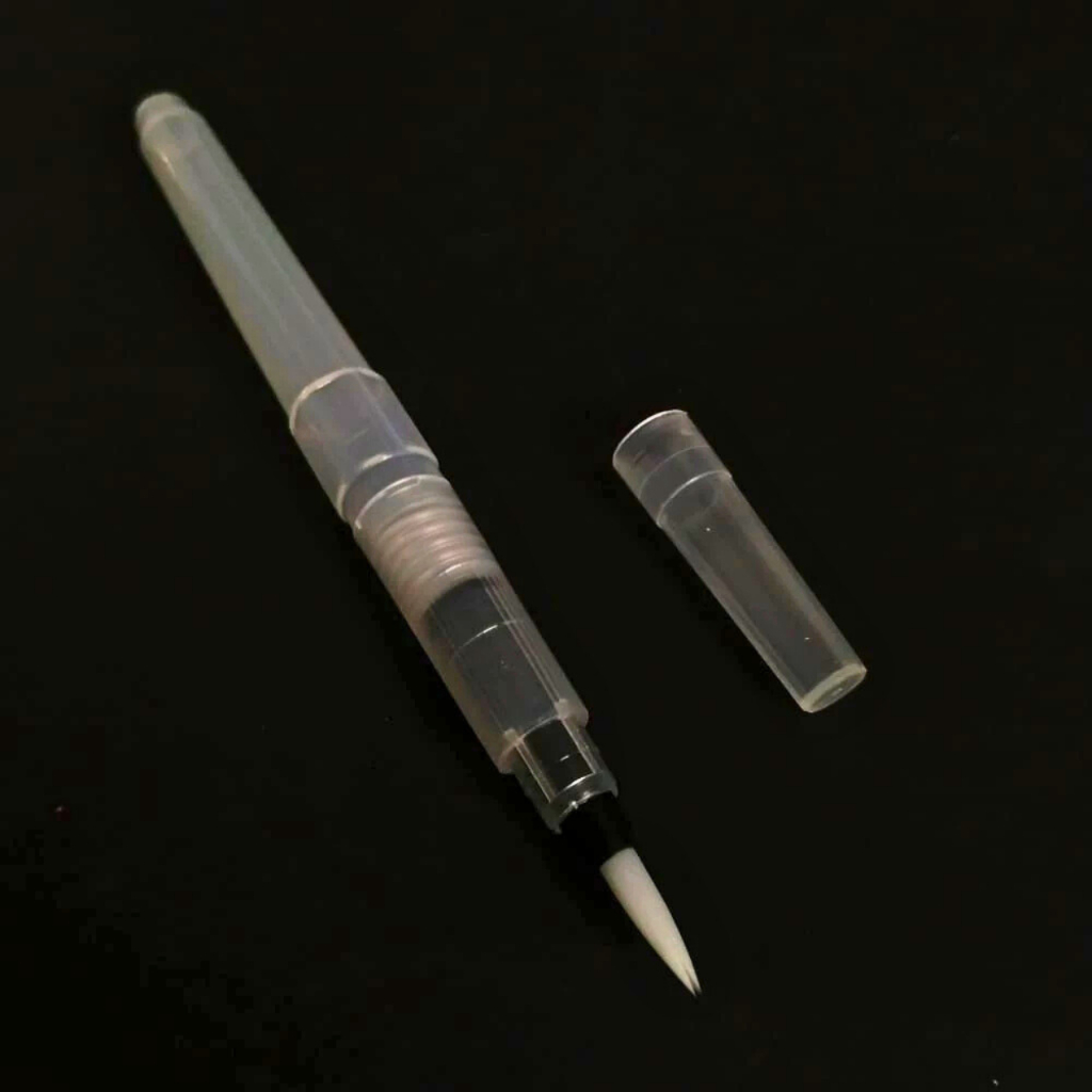 Pincel Caneta De Água Flexível Aquarela Pistão Pintura De Desenho